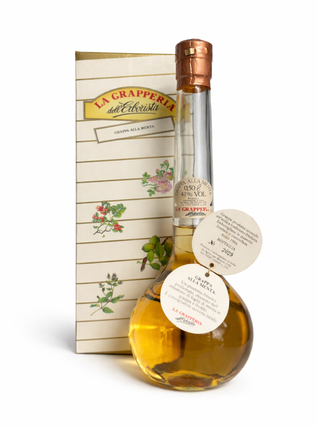 Grappa 1986 Alla Menta dell Erborista